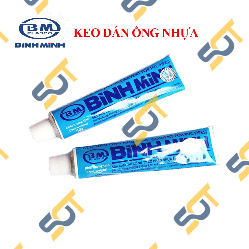 [BÌNH MINH] Keo dán ống nhựa BÌNH MINH Tuýp 25g dán ống nhựa PVC