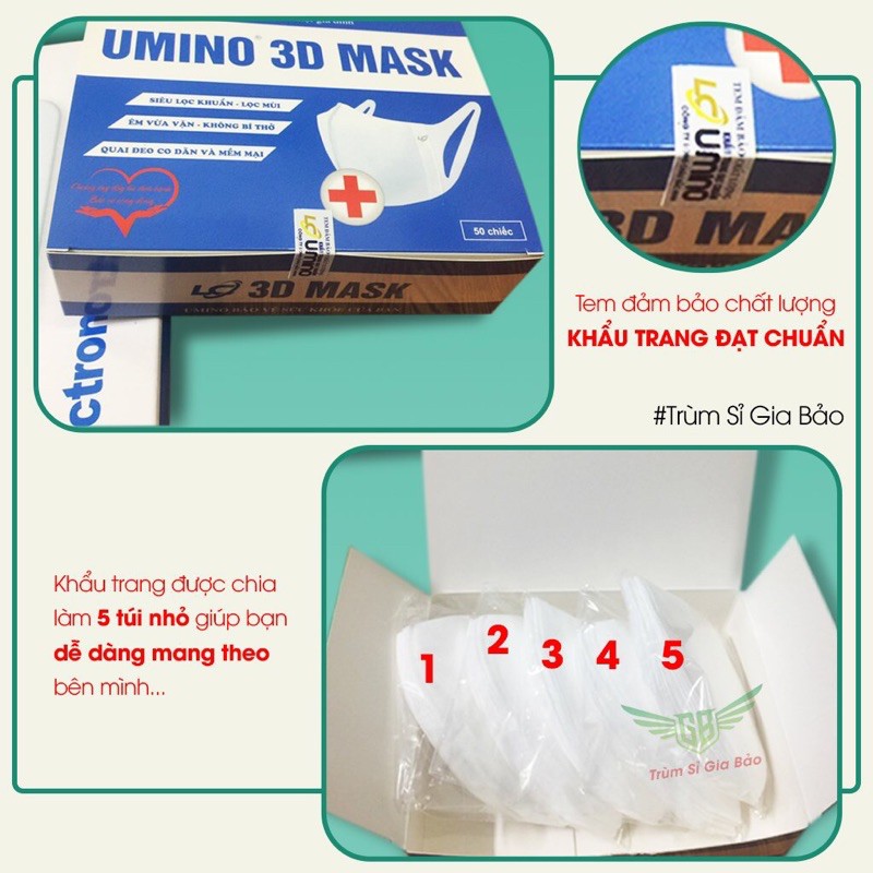 Khẩu trang 3d mask y tế kháng khuẩn công nghệ unicharm Nhật Bản ngăn ngừa khói bụi , chống lem son | BigBuy360 - bigbuy360.vn