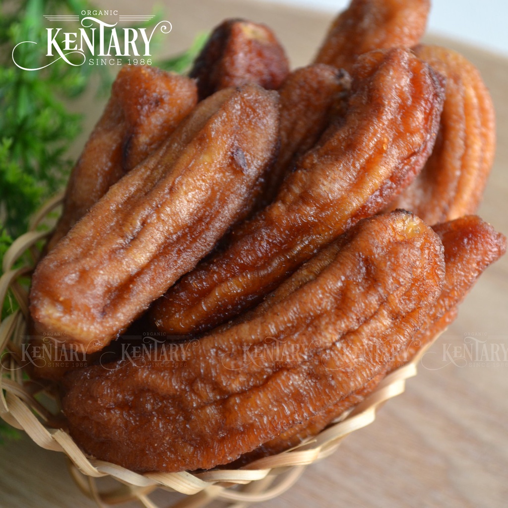 Chuối Tiêu Sấy Dẻo Không Đường Kentary - Ngừa Ung Thư - Vị Ngọt Đậm Đà - Túi 100g