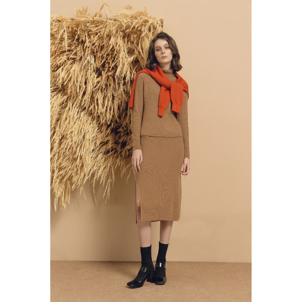 Chân váy len lông cừu IVY moda MS 30B7170