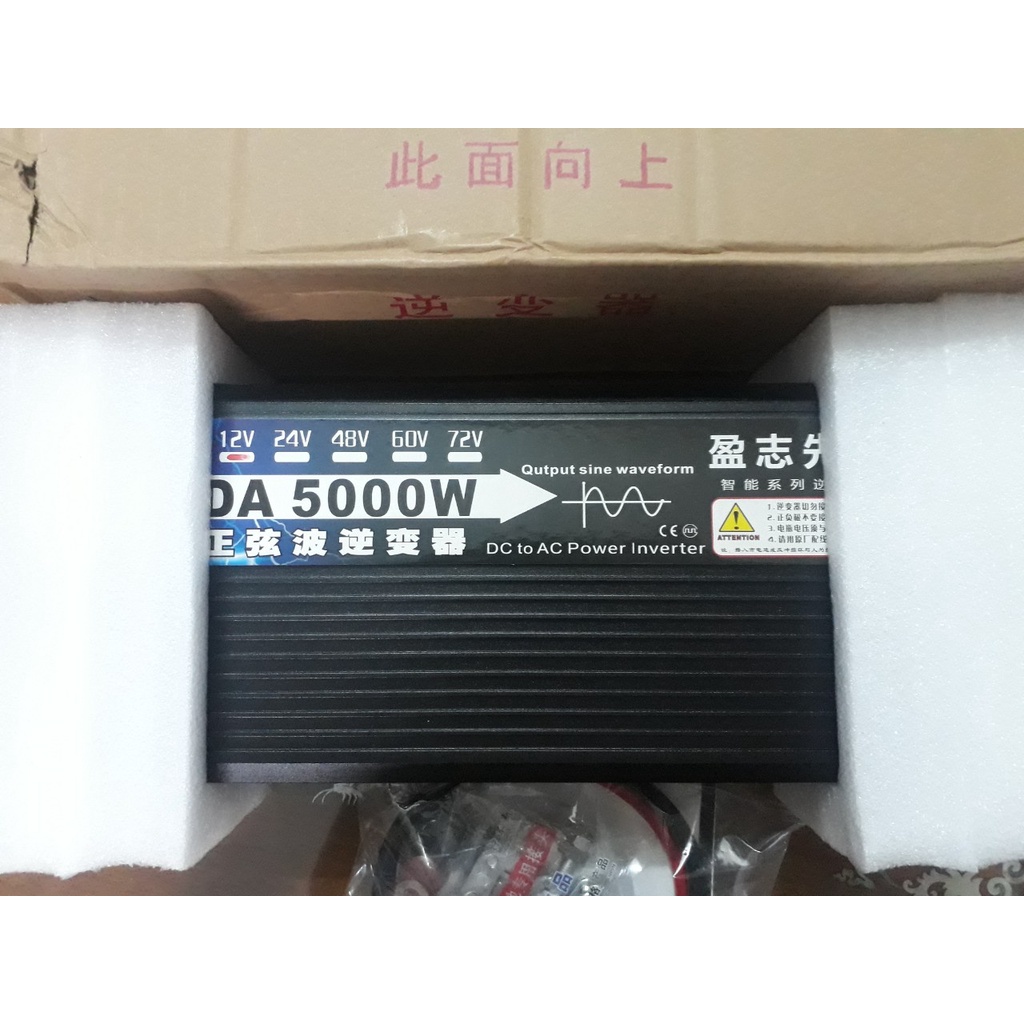 BỘ KICH ĐIỆN 24V -220V - 5000W sóng sin chuẩn