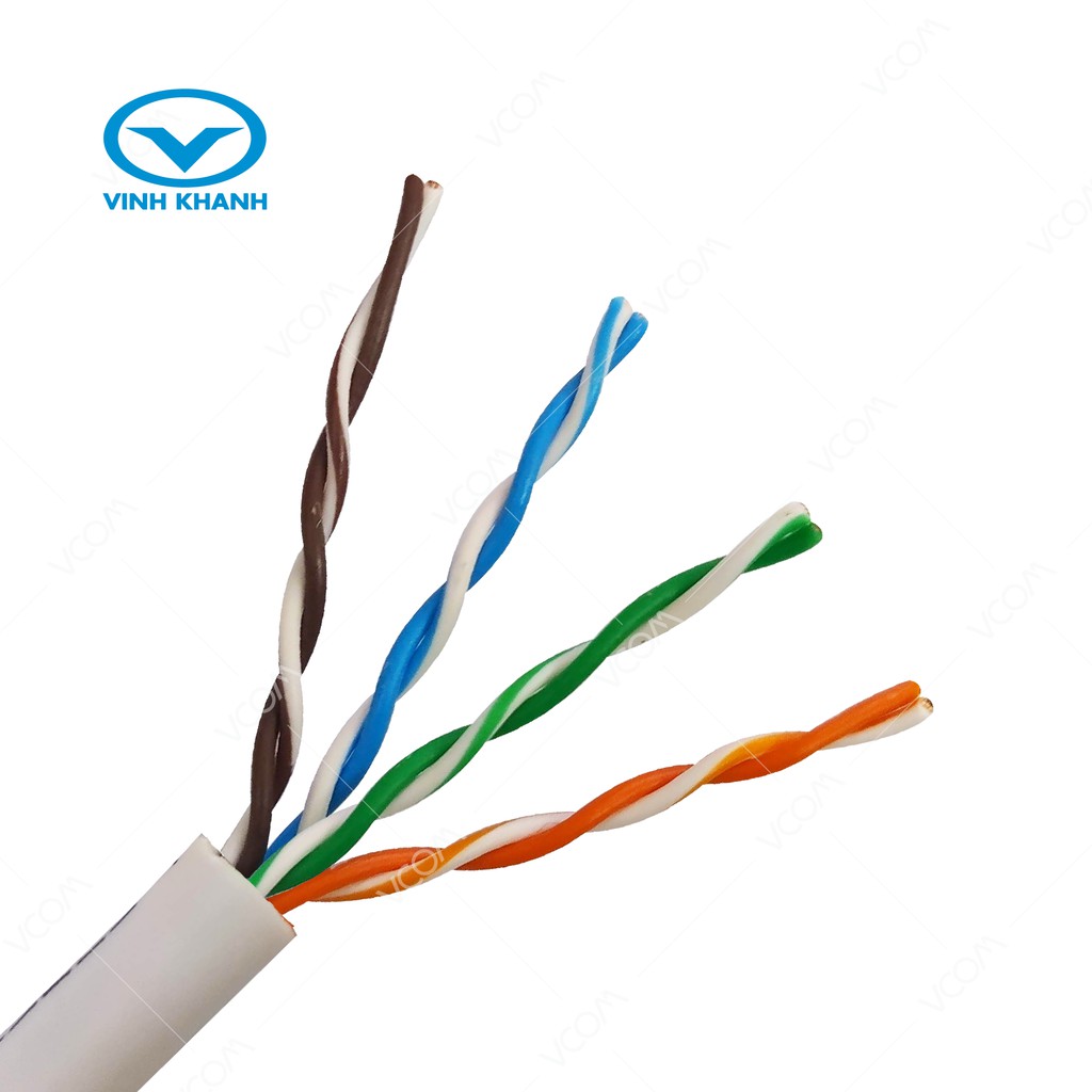 CÁP LAN CAT5E UTP CCA – PVC