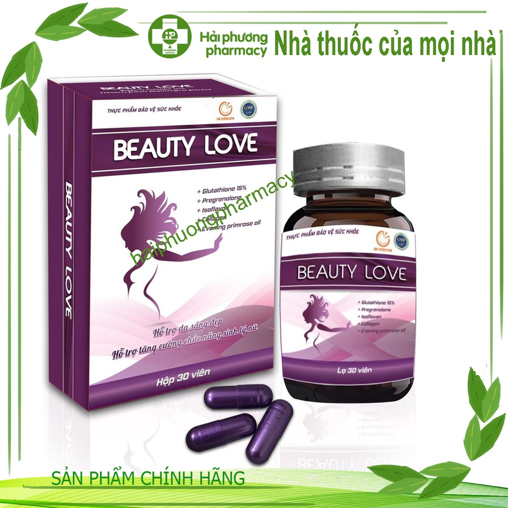 Viên Uống Đẹp Da - BEAUTY LOVE(H/30 viên) - Tăng Cường Chức Năng Sinh Lý Nữ