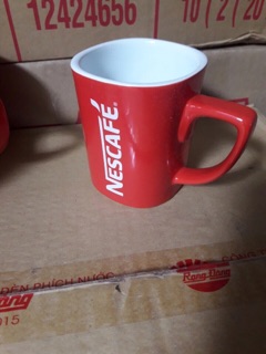 Ly sứ đỏ Nescafe