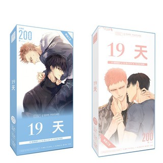Hộp ảnh Postcard 19 DAYS manhua bưu thiếp ảnh anime chibi quà tặng độc đáo dễ thương xinh xắn