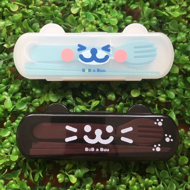 Set thìa nĩa đũa BuB Nhật Bản full hộp