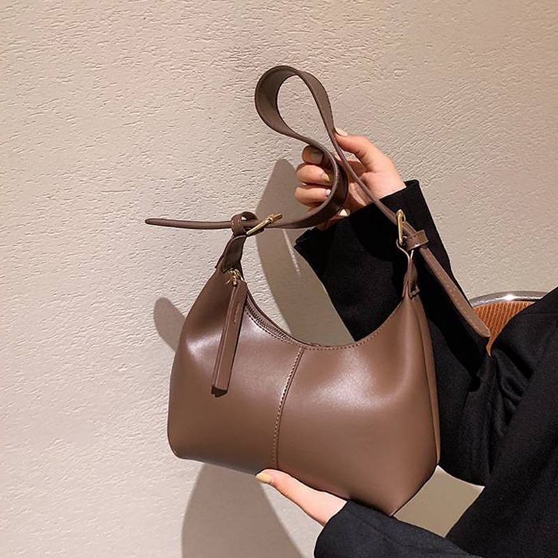 Túi đeo vai IELGY màu trơn đơn giản thời trang cho nữ