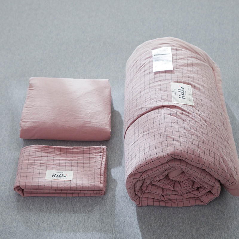 Bộ chăn ga gối Cotton Đũi Nhật Minamo cao cấp, siêu mềm mại, không kích ứng da, không phai màu - D10 | BigBuy360 - bigbuy360.vn