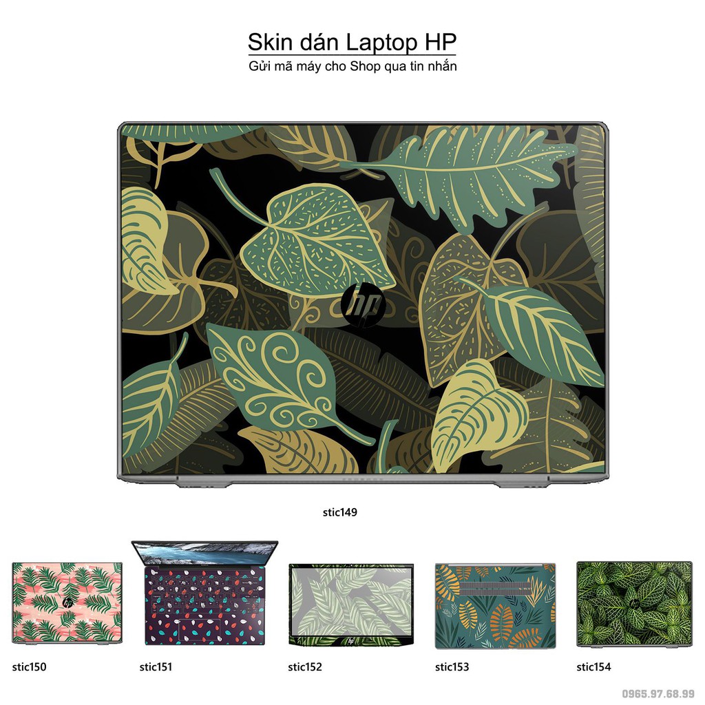 Skin dán Laptop HP in hình Hoa văn sticker nhiều mẫu 25 (inbox mã máy cho Shop)