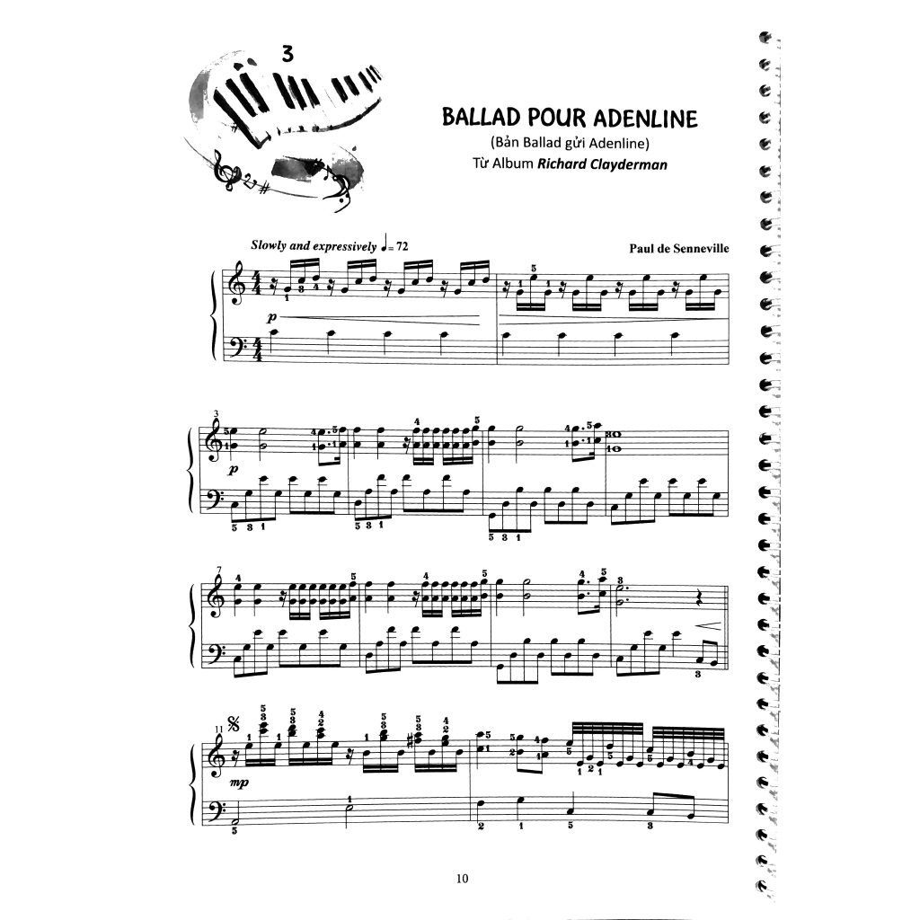 Sách - Nhạc Phim Nhạc Lãng Mạn Nhạc Nổi Tiếng - Tập 1 - Soạn Cho Piano