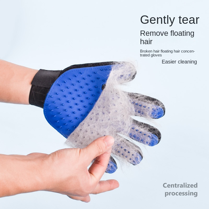 Găng Tay Cao Su Cuộn 80 Cây Dùng Mát Xa Khi Tắm Cho Mèo