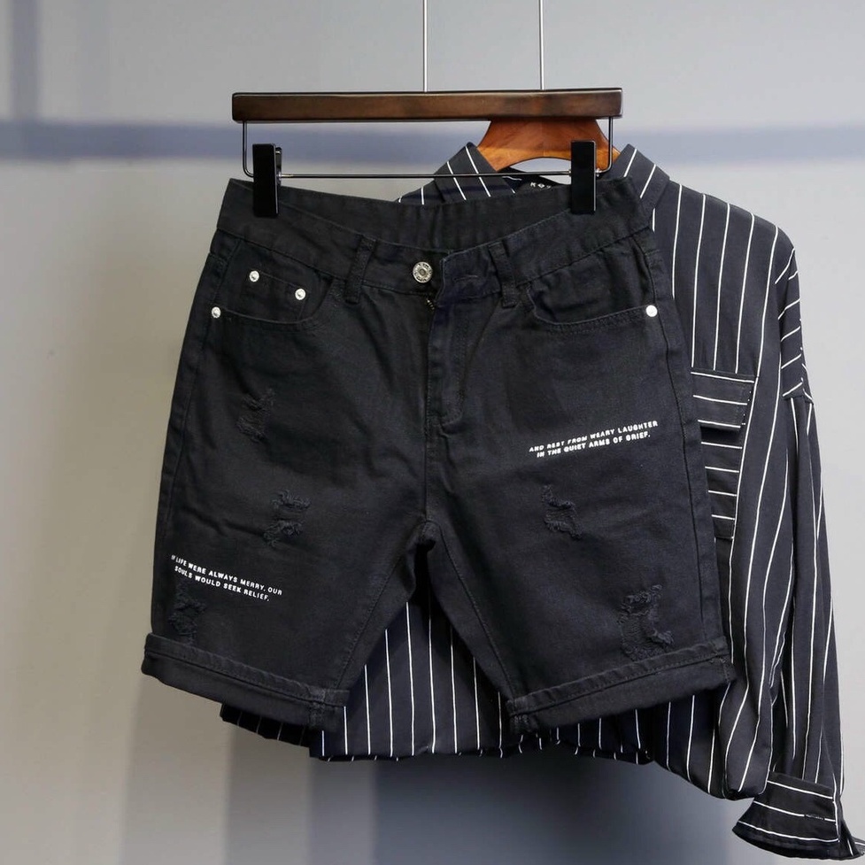 Quần Short Jean Nam Chất Bò Co Giãn❤️FREESHIP❤️Quần Đùi Nam thời trang cao cấp (kèm hình thật) Tô Tồ Shop - QSJNM258