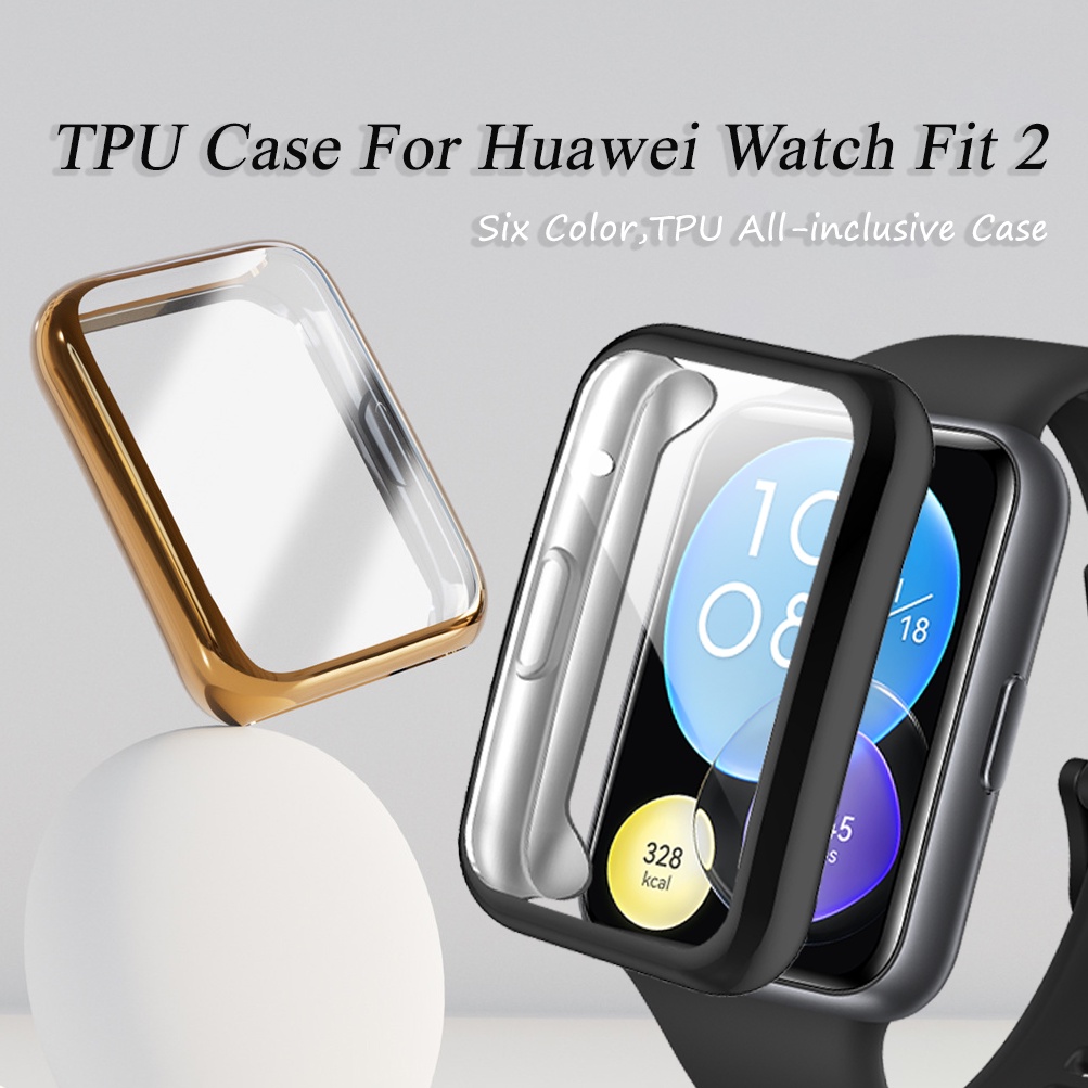 Ốp Bảo Vệ Bằng TPU Mềm Siêu Mỏng Trong Suốt Cho Đồng Hồ Huawei Watch fit 2 fit2