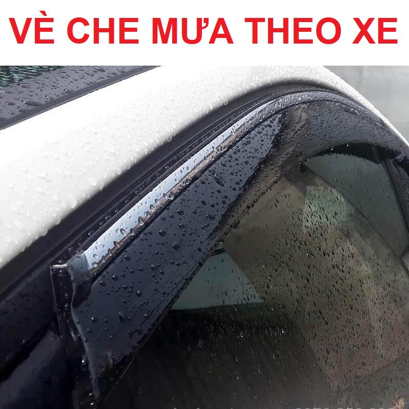 Bộ Vè Che Mưa Đen Hyundai i10 Hatback 2022 - Hàng Cao Cấp