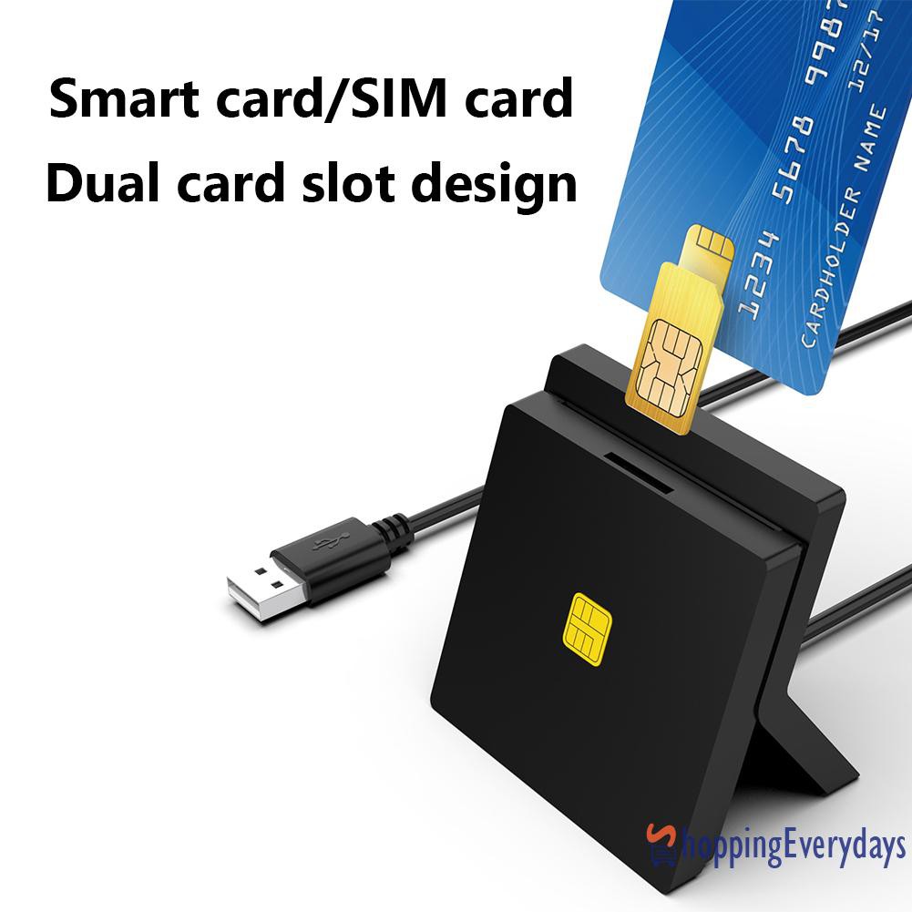 Đầu Đọc Thẻ Sim Thông Minh Cổng Usb 2.0