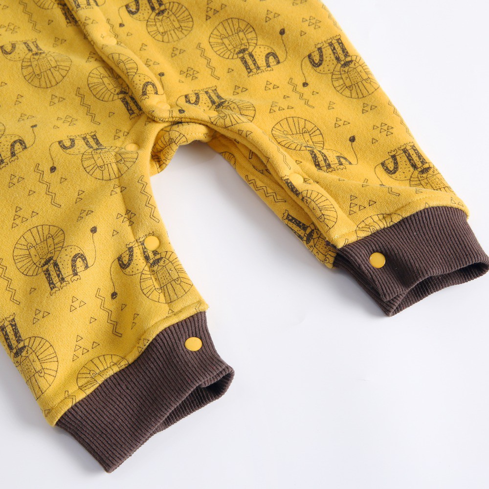 Áo Liền Quần Sanlutoz In Hình Động Vật Màu Vàng