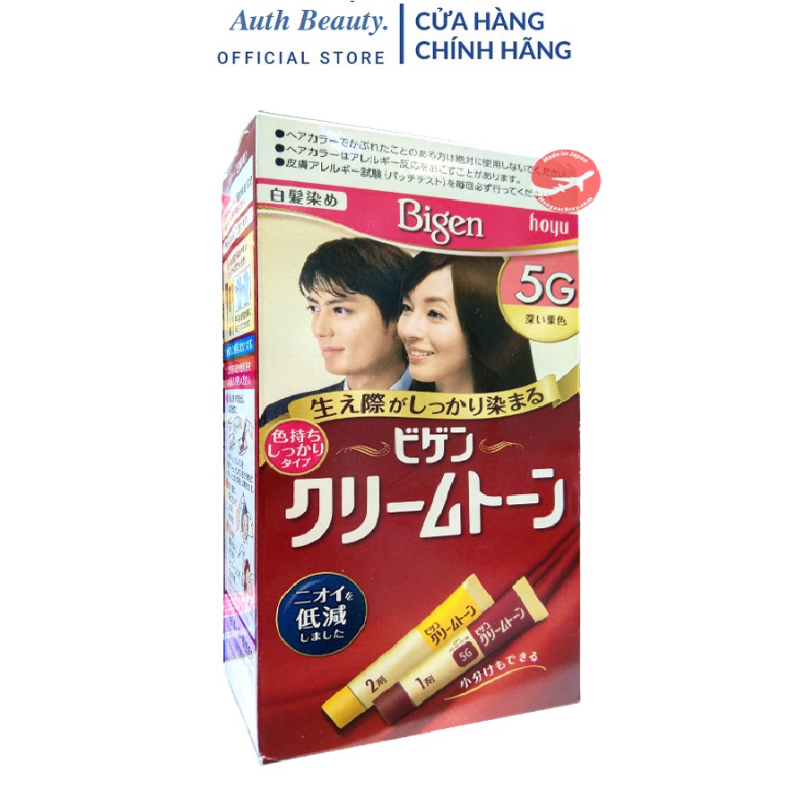 Thuốc nhuộm tóc thảo dược Bigen top 1 Nhật Bản ( nhuộm tóc phủ bạc )