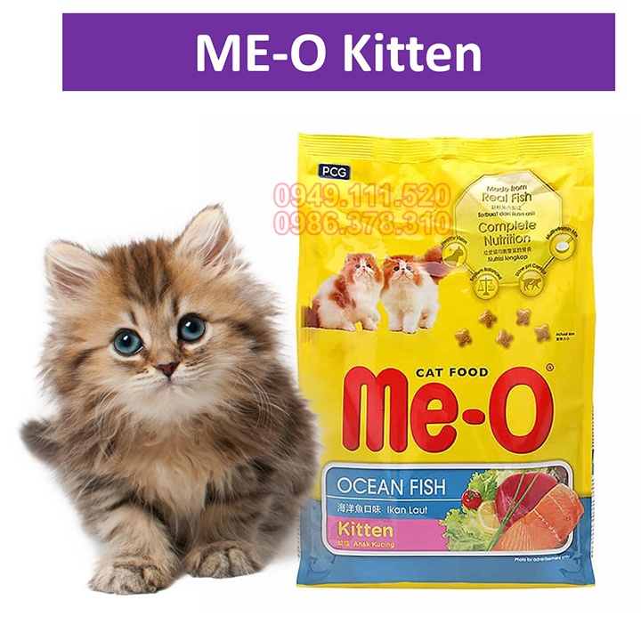 Thức ăn cho mèo con Me-o 400g kitten vị cá biển Ocean Fish - Phụ kiện thú cưng Hà Nội