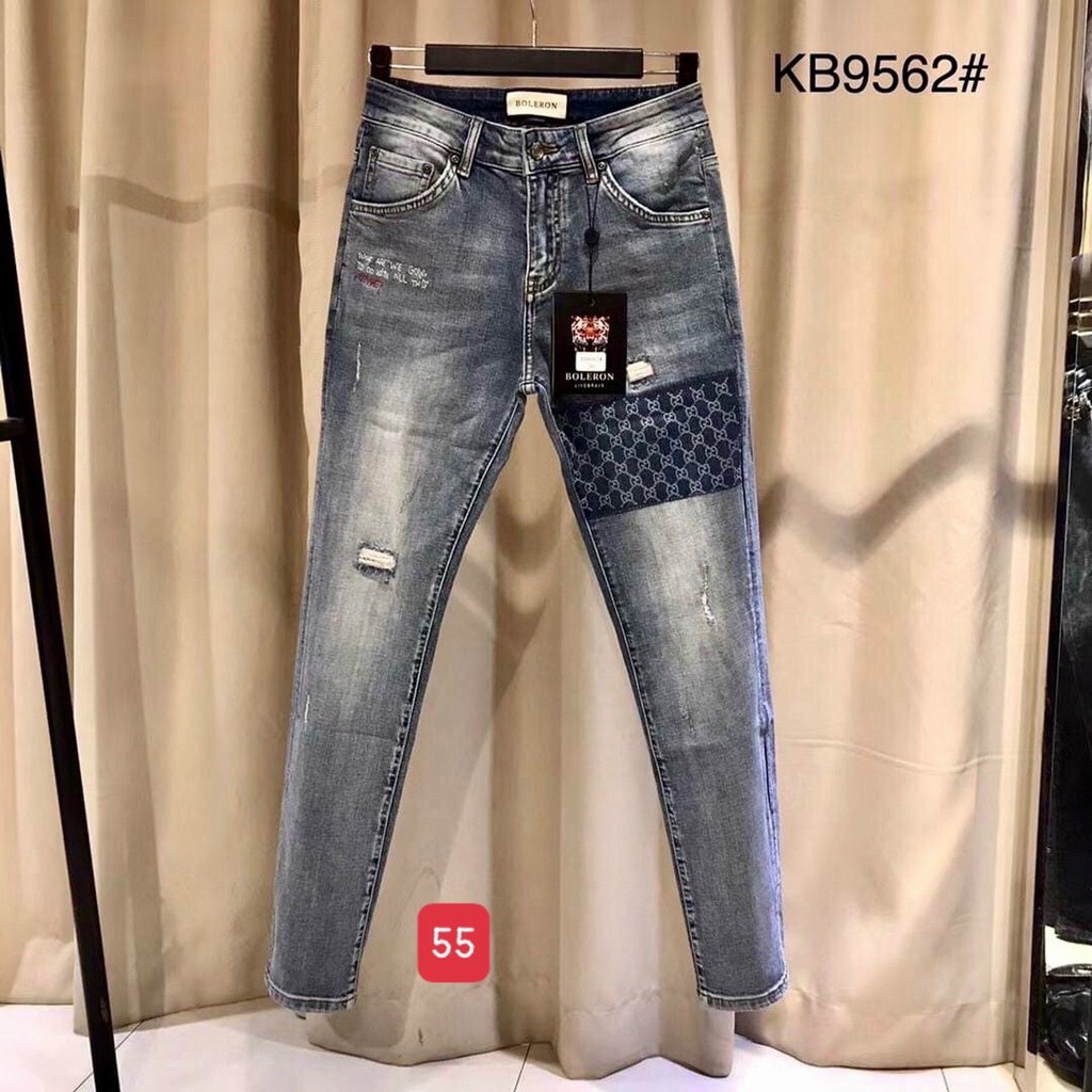 Quần Jean Nam Màu Xanh Đen  𝐅𝐑𝐄𝐄 𝐒𝐇𝐈𝐏  Quần Bò Nam Co Giãn Thời Trang Hpfashion - Qjnhp018