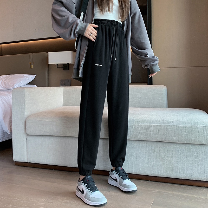 NRVP Quần Thể Thao Nữ Ống Rộng Thời Trang Hàn Quốc