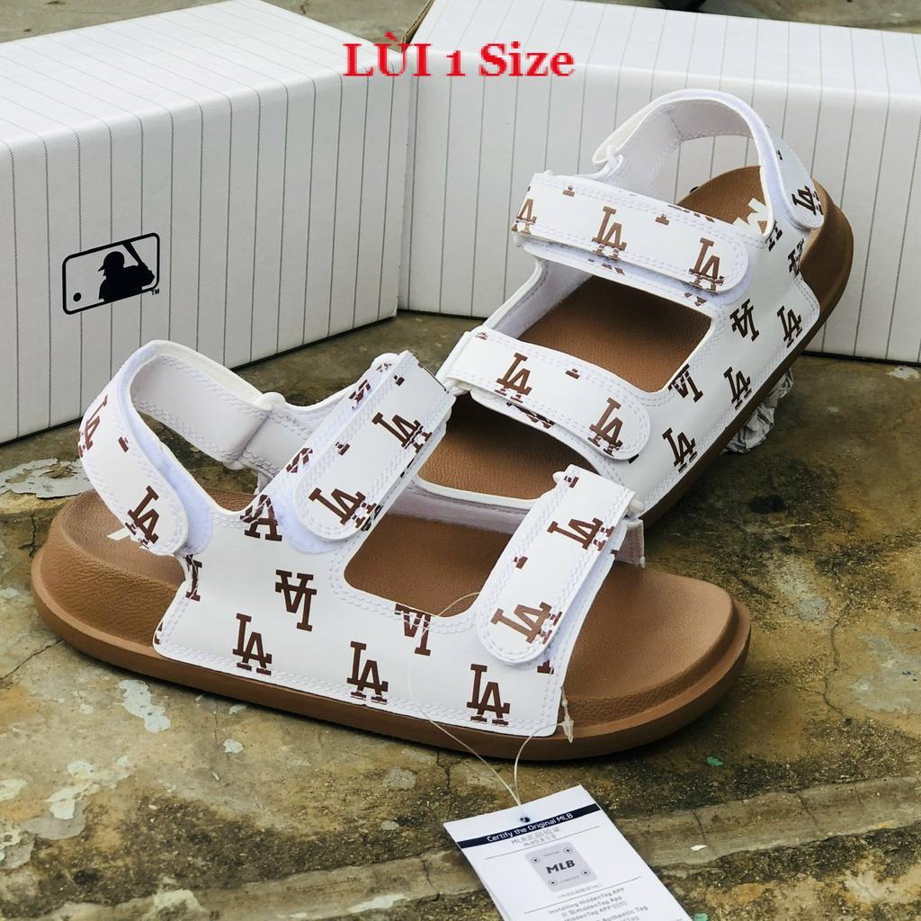 Giày Sandal 𝐌𝐋𝐁 ❤️FREESHIP + Hộp + Lùi 1 size❤️ giày xăng đan nam nữ MLB LA hottrend, đế Api bền và bám tốt