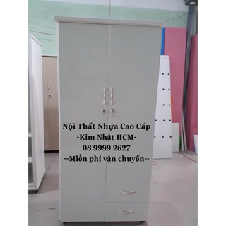 Tủ nhựa đài loan 2 buồng 2 ngăn freeship