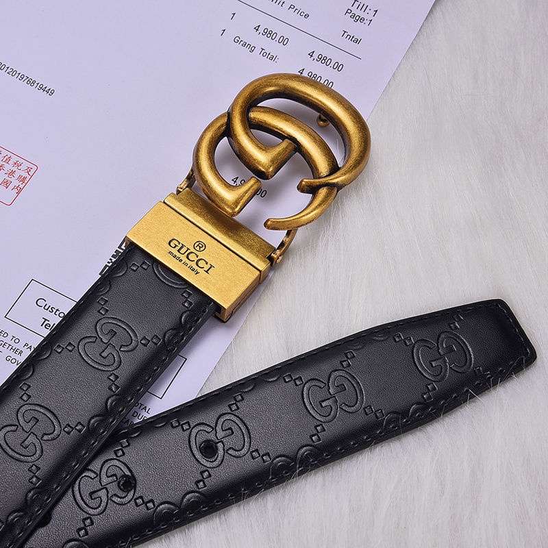 Cookie belt men's doubles G classic fashion belt Gucci young people online celebrities with the same student trend belts