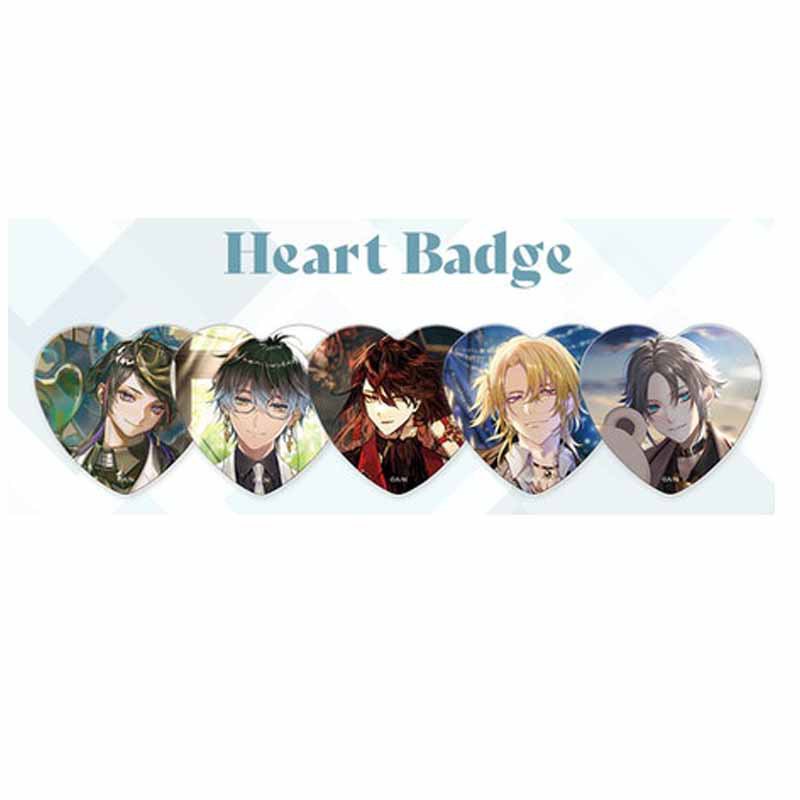 Lixiem Acrylic Đứng Sidewalk Acrylic Đứng Giấy Màu Đồ Trang Trí Thanh Trái Tim Mysta / Luca / Ike / VOX / SHU