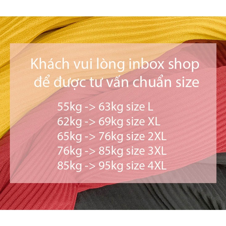 Áo hai dây dập ly BIGSIZE (55kg đến 95kg) - 21SAD04 - [BUstu BigSize]