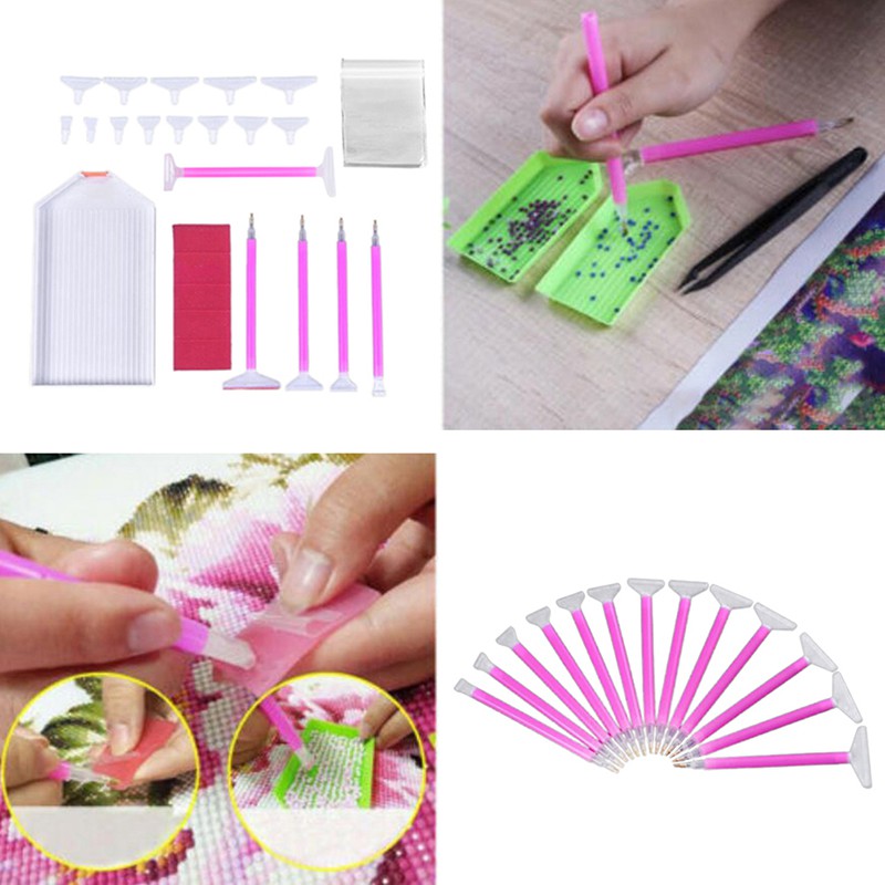 [baishangworshipwell♥]5D Diamond Painting Accessories Kits Crafts DIY Diamond Mosaic Pens Art Tools