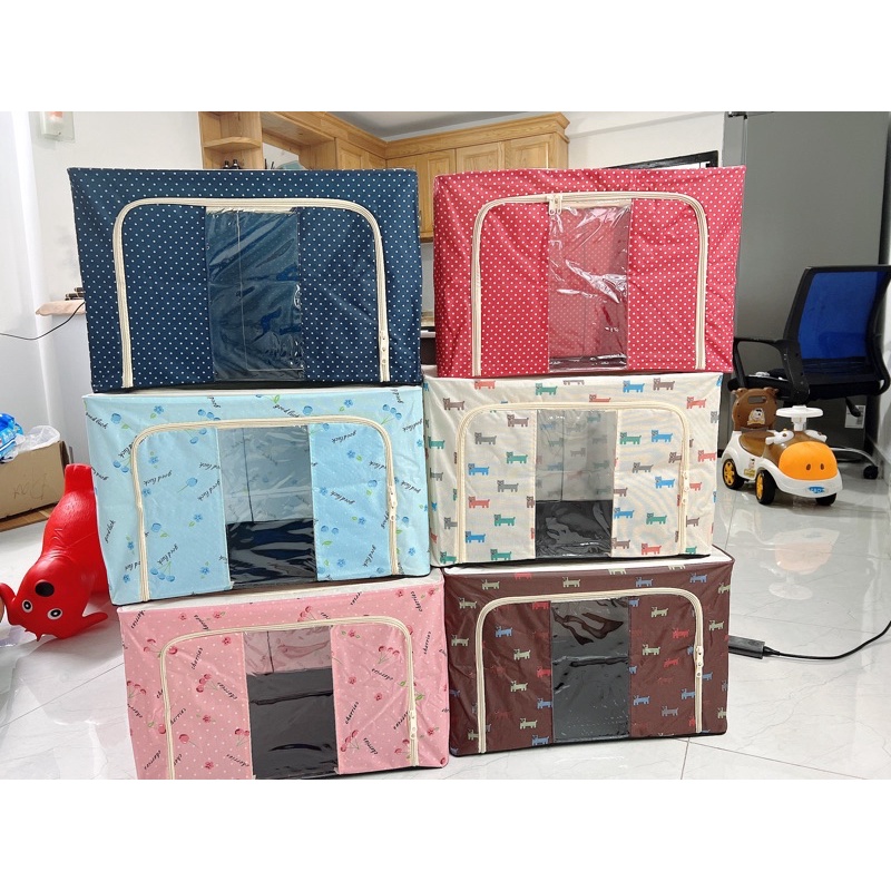 Sỉ 64k -TỦ VẢI ĐỰNG ĐỒ KHUNG THÉP CHỊU LỰC CAO CẤP CÓ THỂ GẬP GỌN TIỆN LỢI