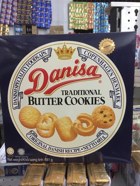 BÁNH DANISA BUTTER COOKIES 681g