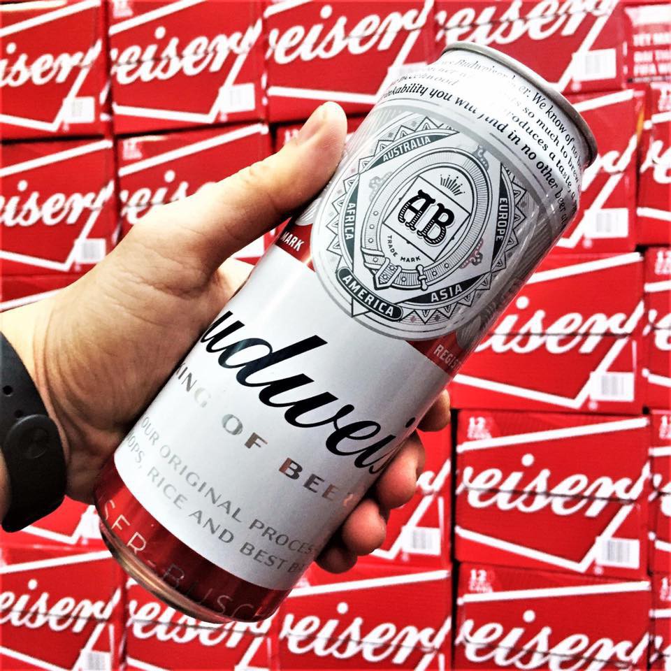 BIA BUDWEISER Lon 500ml | Bia mỹ bán chạy nhất Thế Giới