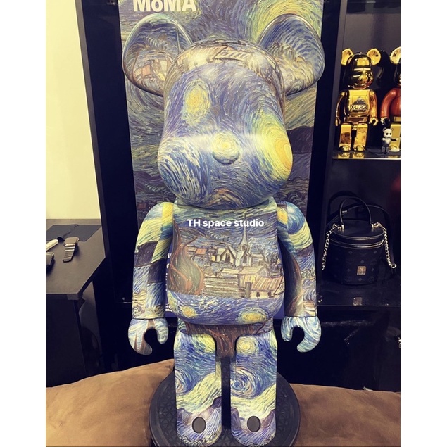 Medicom bearbrick Starry night Van Gogh 1000%