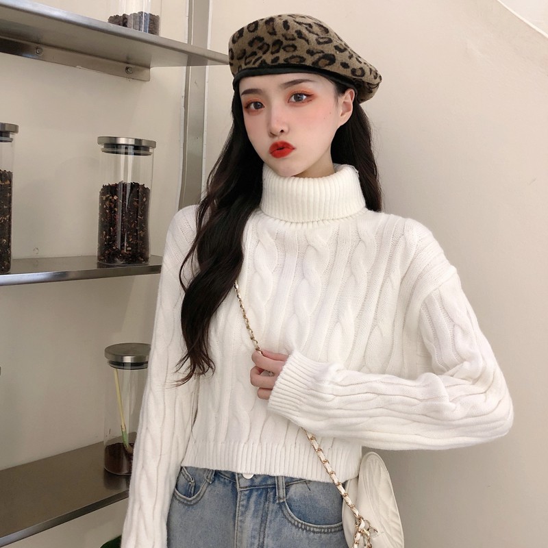 ORDER Áo len thừng crotop cổ lọ hàng Quảng Châu cao cấp