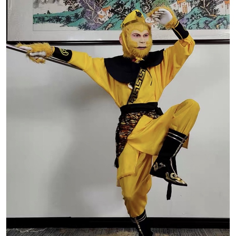 Set trang phục cosplay Tôn Ngộ Không - phim Tây Du Ký hàng chuẩn cao cấp.