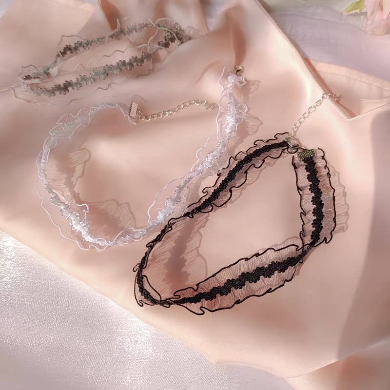 Vòng Cổ Choker Bằng Ren Phong Cách Hàn Quốc Thời Trang Cá Tính