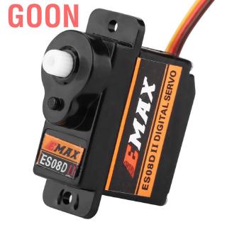 Goon 1PC EMAX ES08MD II High Precision Digital Servo Metal Gear 4.8V-6.0V 1.5/1.8kg/cm Torque RC For Airpl