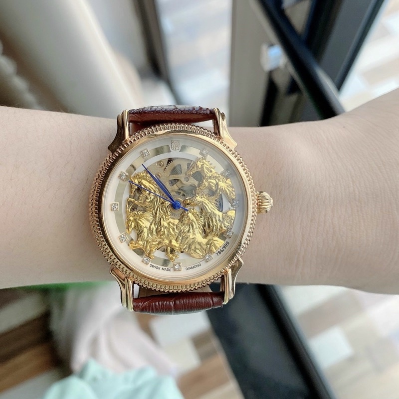 Đồng hồ cơ nam picter style dây da Mặt Ngựa phi-Chạy tự động siêu bền bỉ như những chú ngựa hướng tới thành công | BigBuy360 - bigbuy360.vn