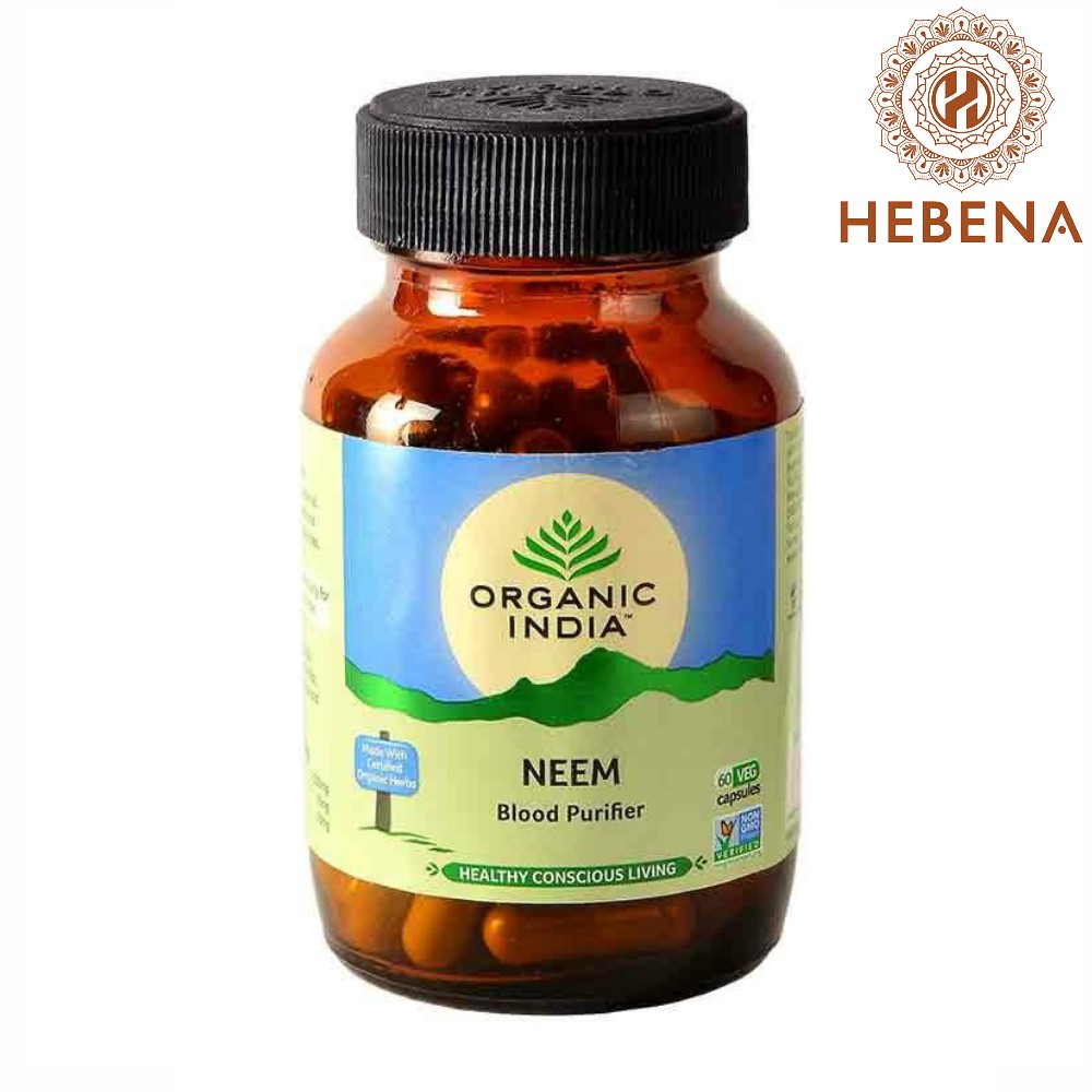 Viên uống thanh lọc máu - Organic India Neem và Beautiful Skin - hebenastore