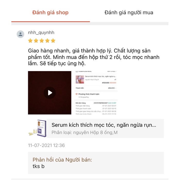 Serum kích thích mọc tóc, ngăn ngừa rụng tóc Compliment