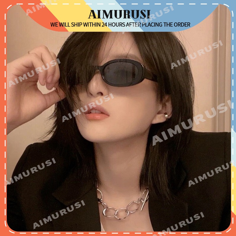 Kính Mát Gọng Oval Phong Cách Retro Thời Trang Unisex