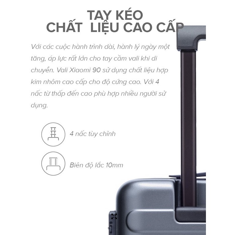Vali Mi 90 Point Business Travel Dual Use Suitcase 20