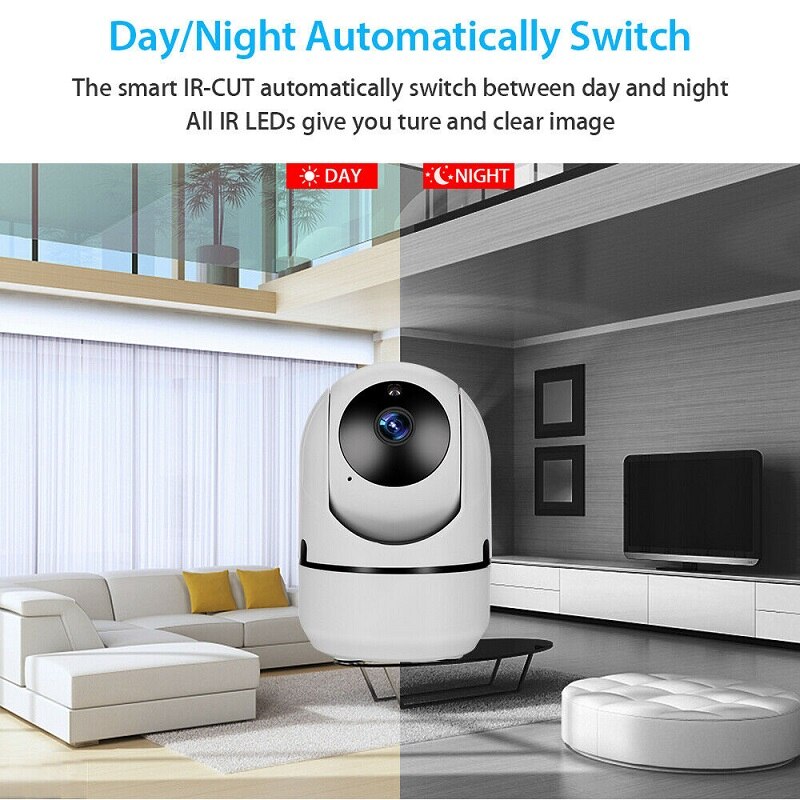 Camera CCTV EVKVO không dây theo dõi tự động FHD 3MP WIFI IP quan sát hồng ngoại ban đêm âm thanh hai chiều PTZ IP CCTV | BigBuy360 - bigbuy360.vn
