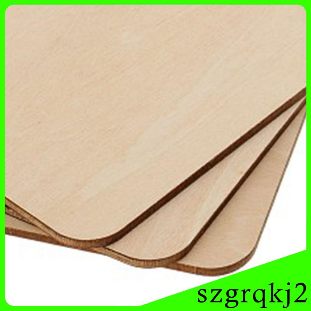10 Lát Gỗ Trơn Tự Nhiên Hình Vuông Cắt Thủ Công DIY Mới Nhất
