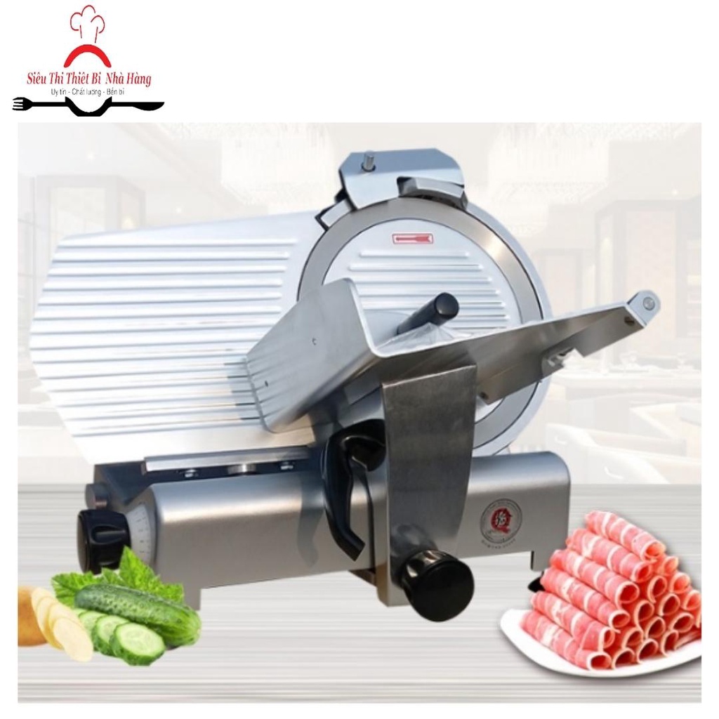 Máy thái thịt chín, thịt đông lạnh 300ES_Thái Thịt Chín, Củ Quả, Bánh Mỳ, Giò Chả_BH chính hãng