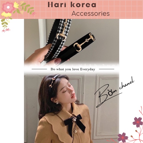 Bờm tóc xinh / Băng đô cao cấp, Giúp bạn nữ thoải mái, xinh đẹp tự tin - Hari Korea Accessories