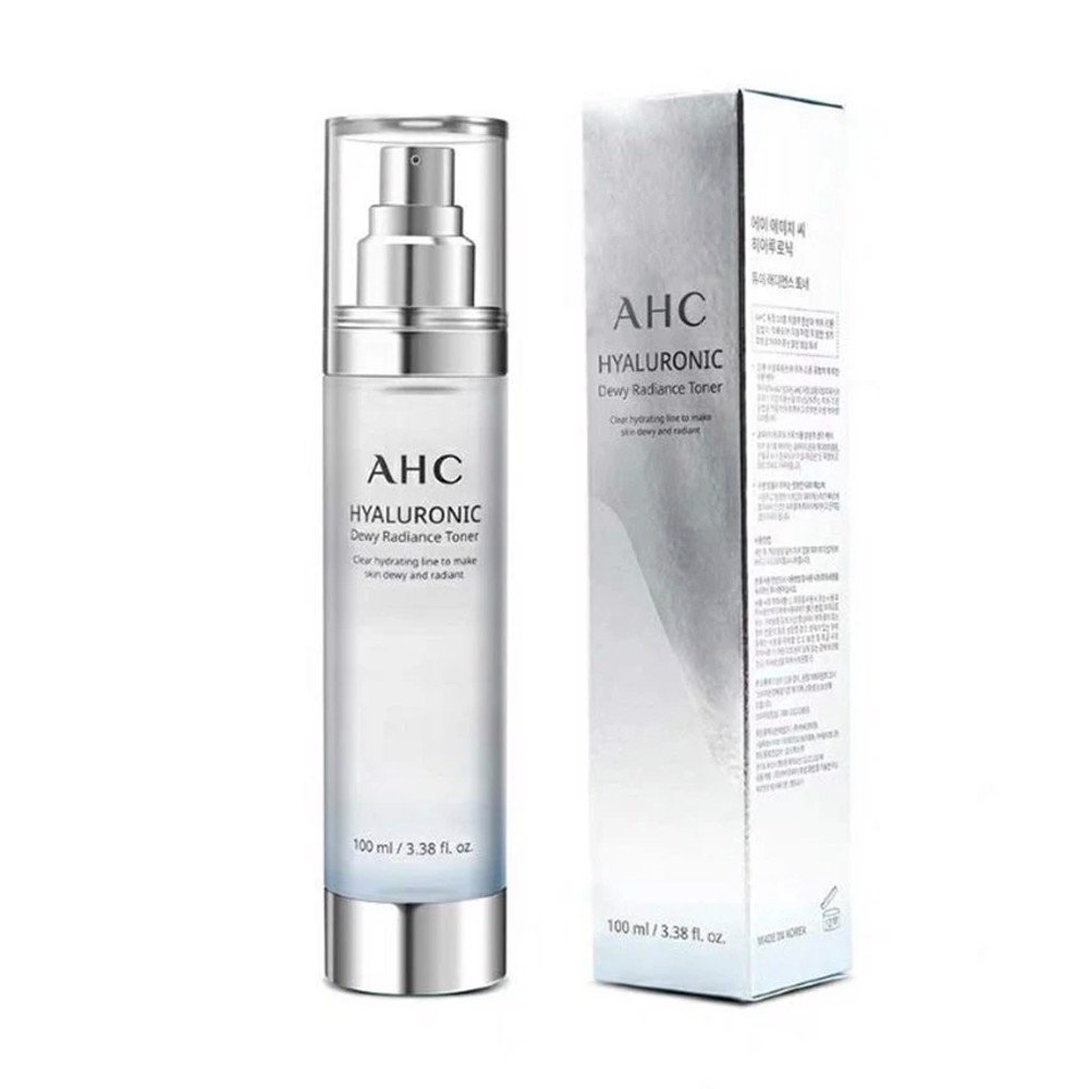 Nước Cân Bằng Dưỡng Ẩm Làm Sáng Da AHC Hyaluronic Dewy Radiance Toner 100ml(01/08/2023)