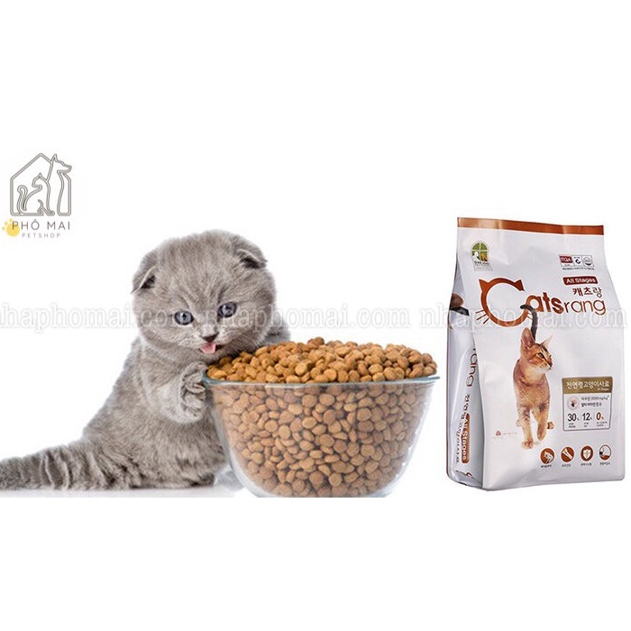 [2kg] Hạt Catsrang Cho Mèo Mọi Lứa Tuổi