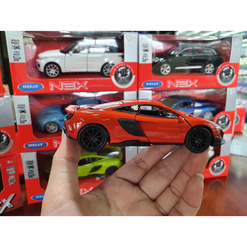 Xe Mô Hình Mclaren 675LT 1:36 Welly ( Cam )